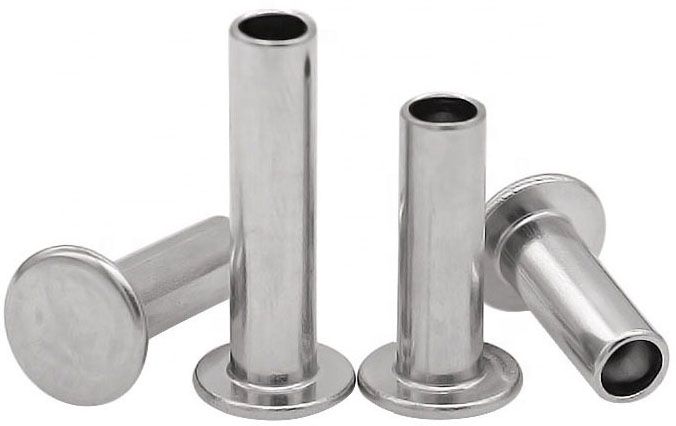 Заклепка под молоток 3х55 мм полупустотелая DIN 7338 form B, нержавеющая сталь А2 - фото